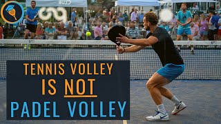 Proper PADEL VOLLEYS from Tennis!