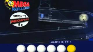 2016 03 18 Mega Millions Numbers and draw results
