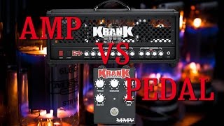 Krank Revolution+ AMP vs Krank Distortus Maximus Pedal