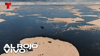 Captan una mancha de petróleo contaminando el Mar Negro