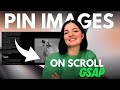 GSAP SCROLL TRIGGER CONTENT WITH PINNED IMAGES - Elementor Wordpress Tutorial Flex Container