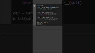 __str__( ) vs. __repr__( ) method in Python