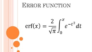M II MCQs Error Function