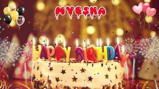 MYESHA Happy Birthday Song – Happy Birthday Myesha أغنية عيد ميلاد فتاة عربية