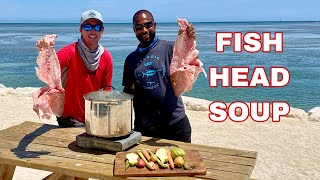 FISH HEAD SOUP!!! Jamaican Style!