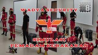 Simulasi Pemadam Kebakaran By Wadya Security