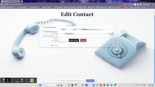 ContactList using React