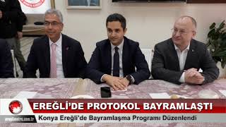 Ereğli’de protokol üyeleri bayramlaştı