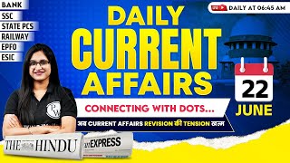 22 June Current Affairs 2024 | Current Affairs Today | Daily Current Affairs | Sushmita Mam