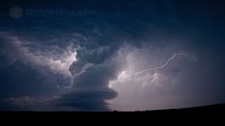 26 May 2013: Gorgeous Nebraska LP supercell and lightning