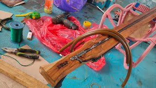 Pasang Karet Persiapan Speargun Baru