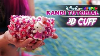 Kandi Tutorial | 3D Cuff [iHeartRaves.com]