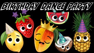 Bear Sensory - Birthday Dance Party! - Fun Animation and Upbeat Music!