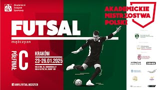 AMP w futsalu mężczyzn półfinał C 2025 grupa A: AGH Kraków - URK Kraków