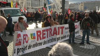 March against pension reform in Marseille on 43rd day of strike | AFP