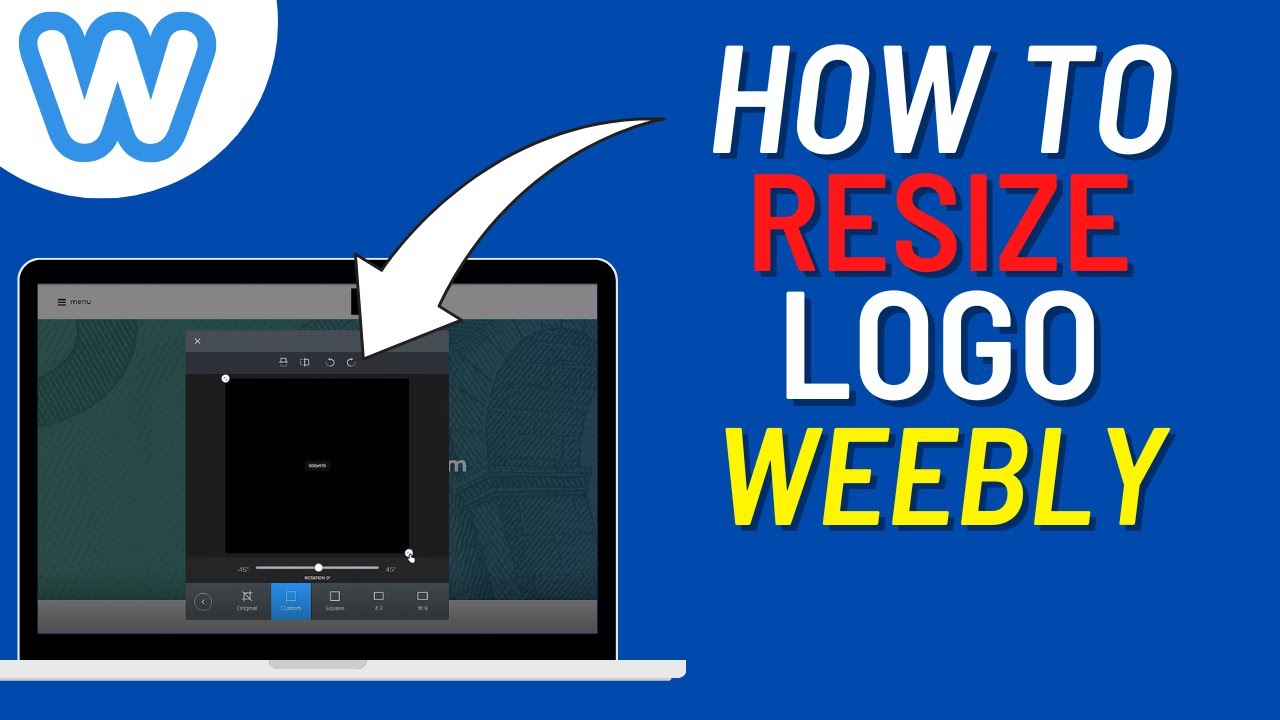 Weebly: How To Make Logo Bigger (2024) | How To Resize Logo In Weebly ...