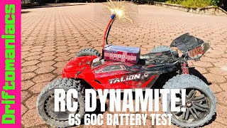 RC Dynamite! It's my 6S 60C Awanfi Battery Test!