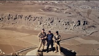 Climbing the landmine infested Ghulghula   Bamiyan  Afghanistan