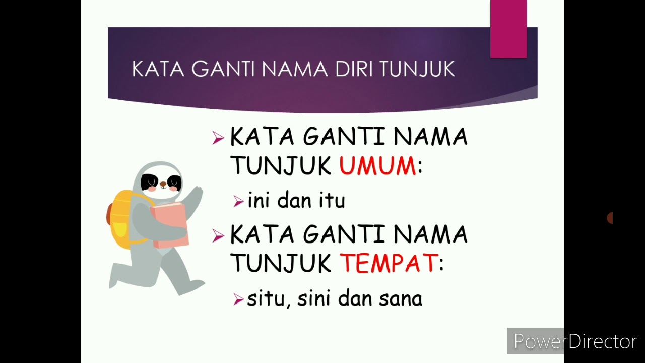 Kata Ganti Nama Diri Tahun 3