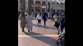 2021年11月20日ディズニーランド8時30分開園の様子（音声無BGMのみ