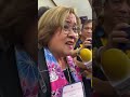 leila de lima attends quad comm inquiry into ejks under the duterte presidency