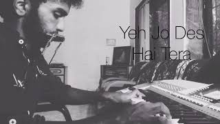 A. R. Rahman - Yeh Jo Des Hai Tera (Piano-Harmonica) cover