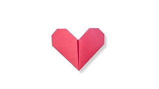 How To Make Origami Easy Heart | Origami Heart ❤️