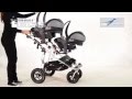 TFK Twinner Twist Duo, with Newborn Car Seats