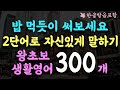 300 short and easy English conversation sentences / Korean and English practice