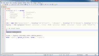 PHP Tutorials PDO Binding Values to Queries Part 4 7