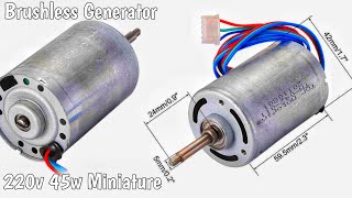 #unboxing 220volt mini #generator for your #diy Projects || 3 Phase #alternator