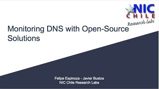 User to User: DNS Software Monitoring Review, 27 March 2018