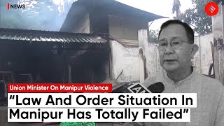 Manipur: After Mob Torched Union Minister RK Ranjan Singh’s House In Imphal, How Did He React?