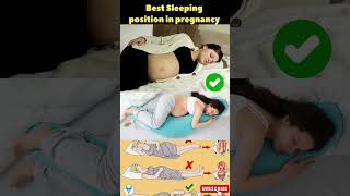 This is how you should sleep in Pregnancy | Best Sleeping position in pregnancy #health #shortsfeed