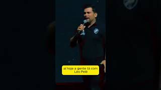 Comediante debocha de Léo Pelé em festa oficial de aniversario do Vasco