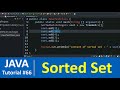 Java Tutorial #66 - Java Sorted Set Interface with Examples