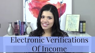 Electronic Verification's of Income | Compliance Best Practice