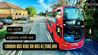 🚌☀️ Sunny Autumn London Bus Adventure: Slough to Stamford Brook 🍂🚇