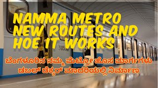 Inside the Bangalore Metro  How It Works-NAMMA METRO/ನಮ್ಮ ಮೆಟ್ರೋ/ಬೆಂಗಳೂರು/NEW ROUTES/ಹೊಸ ಮಾರ್ಗಗಳು