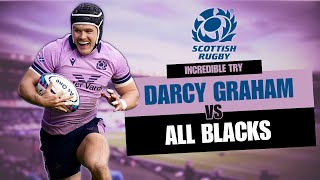 Darcy Graham's Incredible try against The All Blacks | Scotland Rugby
