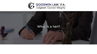 What is a lien?