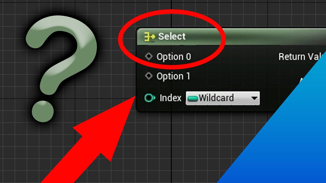 How To Use The Select Node || Blueprints || UE4 TUTORIALS - YouTube