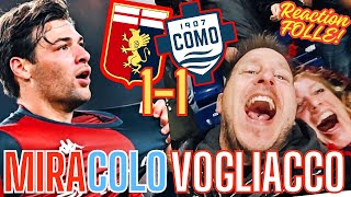 🤬IMPAZZISCO con L'ARBITRO!! | GENOA-COMO 1-1 | Alla fine il MIRACOLO! Live Reaction🔥