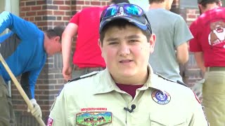 Zach Ramsay memorial garden gets a clean-up