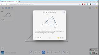 6.9 Euclidea - Nine Point Circle - Soluce 5L 9E