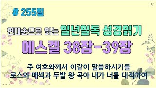 일년일독 성경읽기 연대순으로 읽기 255일째 에스겔 38-39장 성경통독