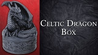 CC8265 Celtic Dragon Box from Medieval Collectibles