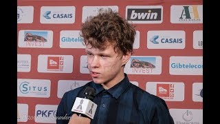 Round 9 Gibraltar Chess post-game interview with GM David Navara \u0026 GM Vladislav Artemiev