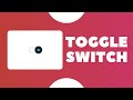CSS Only Toggle Switch (Custom Checkbox) || HTML CSS