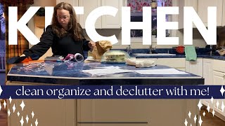 Declutter Organize and Clean the Kitchen in this Weekly Reset!